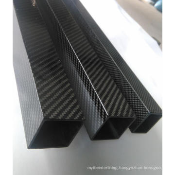 3K twill plain weave carbon fiber square tube